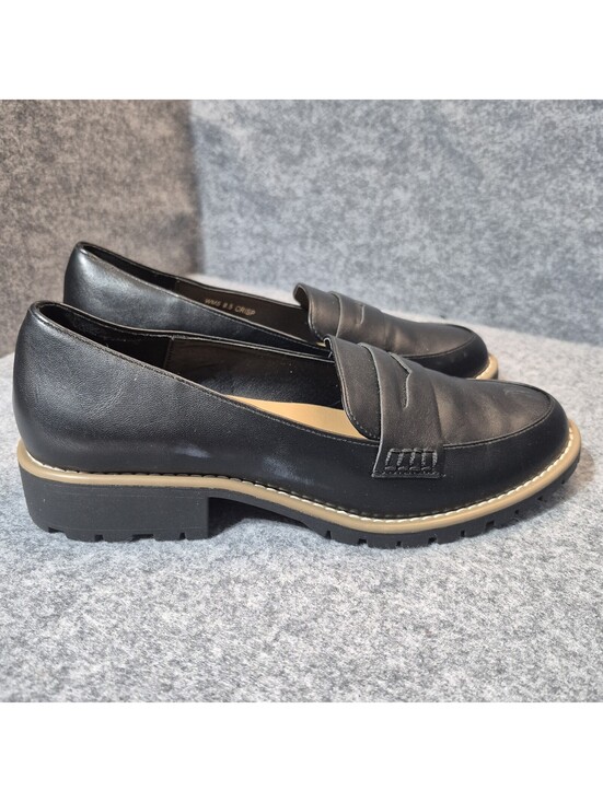 Dolce Vita Shoes - DV Dolce Vita Chrisp Shoes Women's Sz 8.5 Slip On Lug Sole Black Loafers
